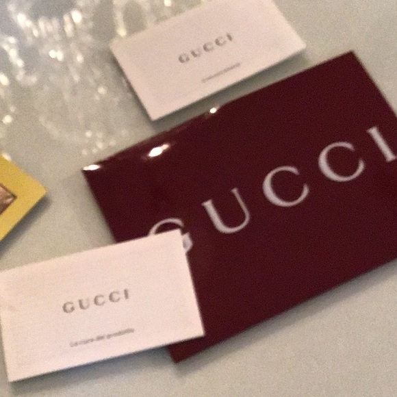 Gucci Card Collection with Burgundy and White 2 set sample - Picture 4 of 4